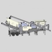 <b>輪胎式移動破碎站集成化程度比較高、機動性能比較強,也經常應用于其他的需</b>